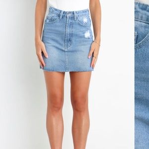 Petal & pup denim mini skirt (runs small)